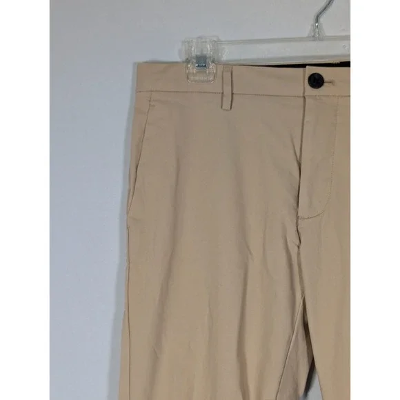 Bonobos 3XDry Tech Pants Mens 30x30 Khaki Tailor Fit Performance Stretch - Picture 3 of 12